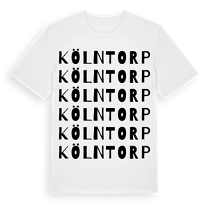 Kölntorp ordlek t-shirt – ekologisk bomull t-shirt från Pinshirt