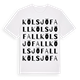 Kölsjöfall ordlek t-shirt