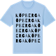Blue Soul t-shirt med Köpberga ordlek t-shirt