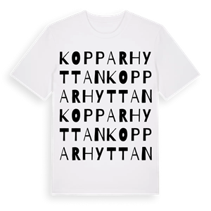 Kopparhyttan ordlek t-shirt – ekologisk bomull t-shirt från Pinshirt