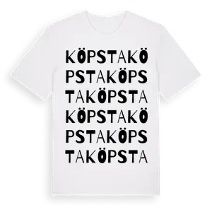 Köpsta ordlek t-shirt – ekologisk bomull t-shirt från Pinshirt
