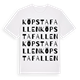 Köpstafallen ordlek t-shirt