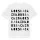 Korsbacken ordlek t-shirt