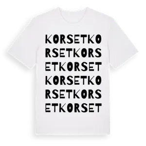 Korset ordlek t-shirt – ekologisk bomull t-shirt från Pinshirt