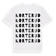 Korterud ordlek t-shirt