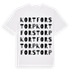 Kortforstorp ordlek t-shirt