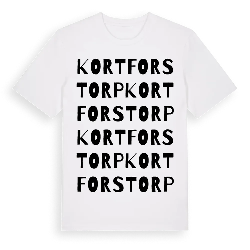 Kortforstorp ordlek t-shirt i miljö