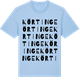 Blue Soul t-shirt med Körtinge ordlek t-shirt