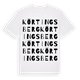 Körtingsberg ordlek t-shirt