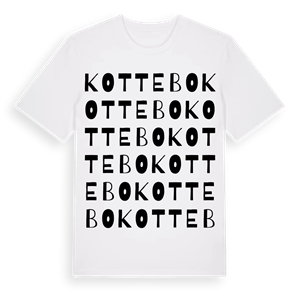 Kottebo ordlek t-shirt – ekologisk bomull t-shirt från Pinshirt