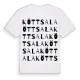 Köttsala ordlek t-shirt
