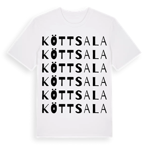 Köttsala ordlek t-shirt – ekologisk bomull t-shirt från Pinshirt