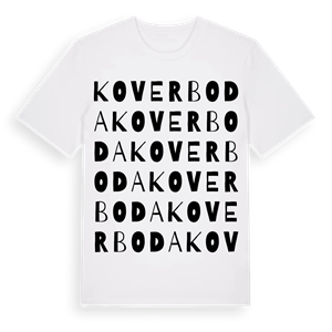 Koverboda ordlek t-shirt – ekologisk bomull t-shirt från Pinshirt