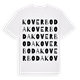 Koverboda ordlek t-shirt