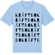 Blue Soul t-shirt med Kräftbo ordlek t-shirt