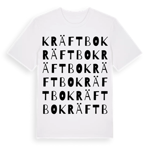 Kräftbo ordlek t-shirt – ekologisk bomull t-shirt från Pinshirt