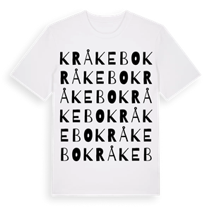 Kråkebo ordlek t-shirt – ekologisk bomull t-shirt från Pinshirt