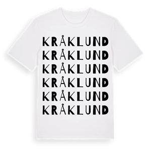 Kråklund ordlek t-shirt – ekologisk bomull t-shirt från PinShirt