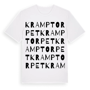 Kramptorpet ordlek t-shirt – ekologisk bomull t-shirt från Pinshirt