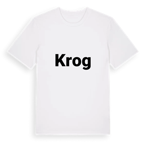 Krog fetstil t-shirt – ekologisk bomull t-shirt från Pinshirt