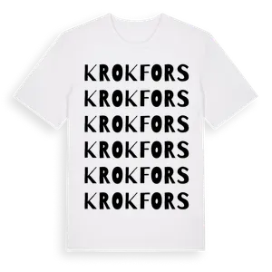 Krokfors ordlek t-shirt – ekologisk bomull t-shirt från Pinshirt