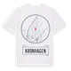 White t-shirt med Kronhagen t-shirt