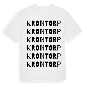 Krontorp ordlek t-shirt – ekologisk bomull t-shirt från Pinshirt