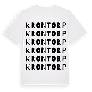 Krontorp ordlek t-shirt – ekologisk bomull t-shirt från Pinshirt