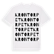 Krontorpet ordlek t-shirt