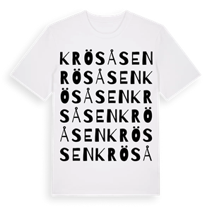 Krösåsen ordlek t-shirt – ekologisk bomull t-shirt från Pinshirt