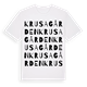 Krusagården ordlek t-shirt