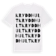 Kryddhult ordlek t-shirt