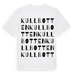 Kullbotten ordlek t-shirt – ekologisk bomull t-shirt från Pinshirt