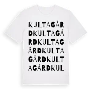 Kultagård ordlek t-shirt – ekologisk bomull t-shirt från Pinshirt