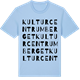 Blue Soul t-shirt med Kulturcentrum Berget ordlek t-shirt