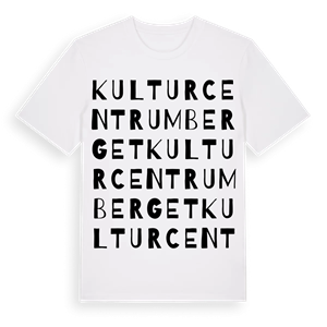 Kulturcentrum Berget ordlek t-shirt – ekologisk bomull t-shirt från Pinshirt
