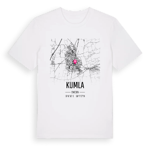 Kumla karta t-shirt – ekologisk bomull t-shirt från Pinshirt
