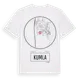 White t-shirt med Kumla t-shirt