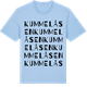 Blue Soul t-shirt med Kummelåsen ordlek t-shirt