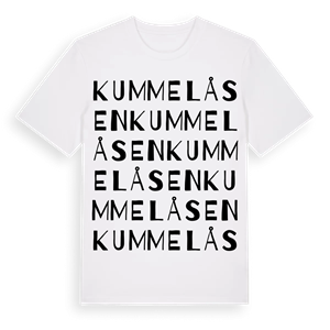 Kummelåsen ordlek t-shirt – ekologisk bomull t-shirt från Pinshirt