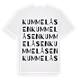 Kummelåsen ordlek t-shirt