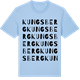 Blue Soul t-shirt med Kungsberg ordlek t-shirt