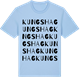 Blue Soul t-shirt med Kungshag ordlek t-shirt