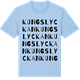 Blue Soul t-shirt med Kungslyckan ordlek t-shirt