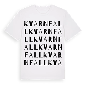 Kvarnfall ordlek t-shirt – ekologisk bomull t-shirt från Pinshirt