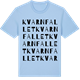 Blue Soul t-shirt med Kvarnfallet ordlek t-shirt