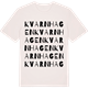 Vintage White t-shirt med Kvarnhagen ordlek t-shirt