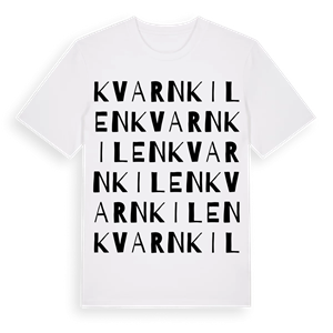 Kvarnkilen ordlek t-shirt – ekologisk bomull t-shirt från Pinshirt