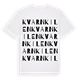 Kvarnkilen ordlek t-shirt