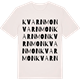 Vintage White t-shirt med Kvarnmon ordlek t-shirt
